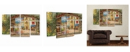 Trademark Global Rio Capri Isle Multi Panel Art Set 6 Piece - 49" x 19"